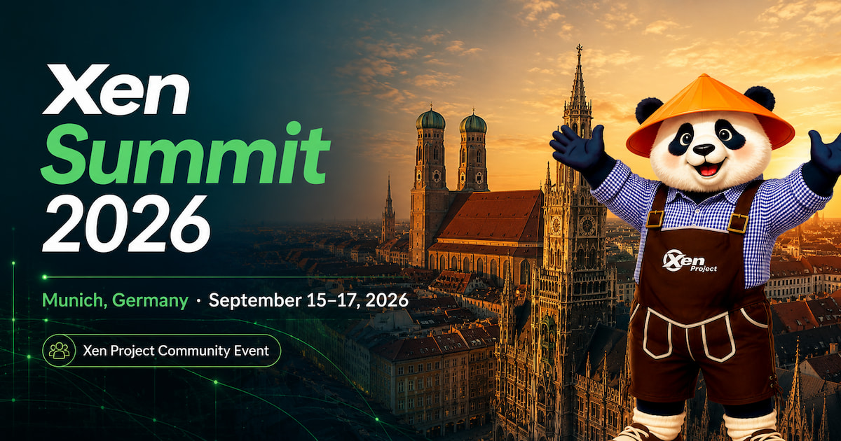 Xen Summit 2026 — Xen Summit 2026